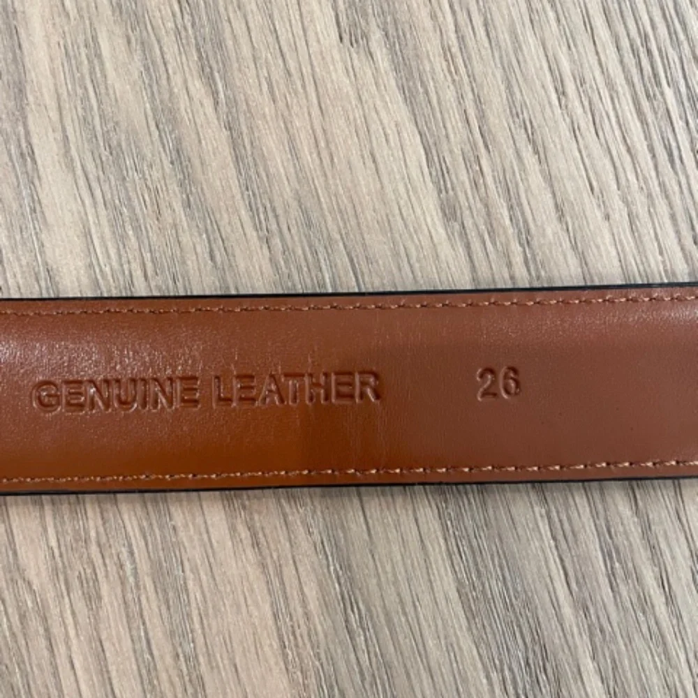 Boys Genuine Leather Black Belt